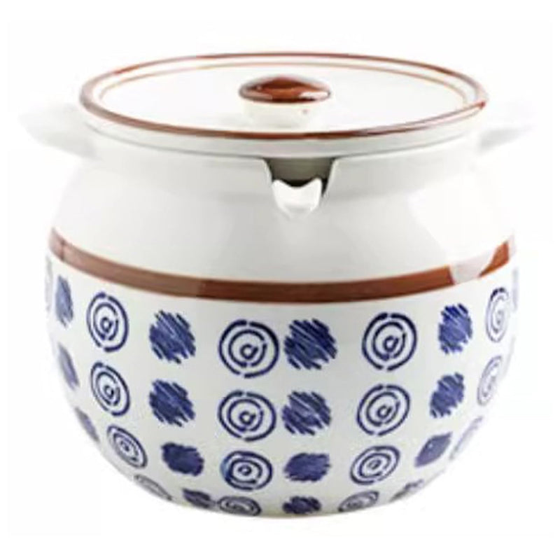 Zrxmnoth Soup Bowl With Spoon-White