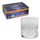 6Pc Glass Cup - Clear