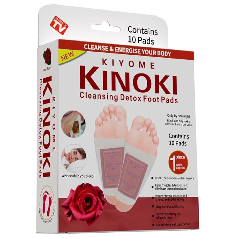 Kinoki -10Pc Cleansing Detox Foot Pads Rose