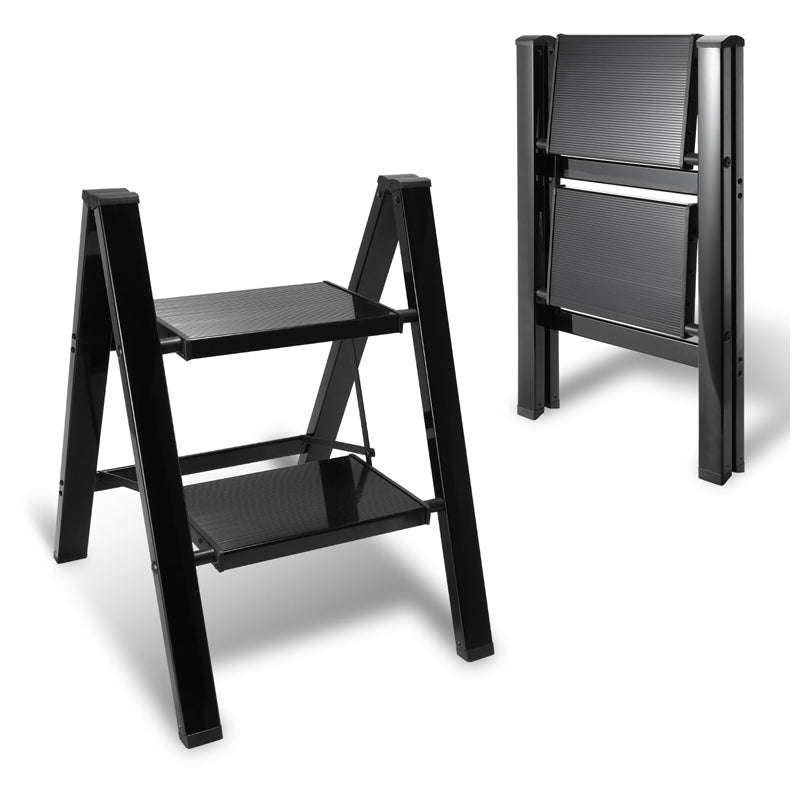 2 Step Alu Ladder Black