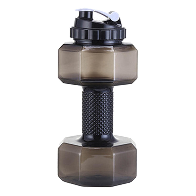 Water Bottle Dumbell Shape 2200Ml -Black