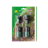 4Pc Hose Connector Set 1/2" - Green
