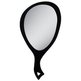 Barber Mirror With Handle-Black