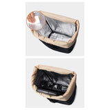 Panpandal Portable Shopping Trolley With Insulated Bag Leaf Design - Multicolor
