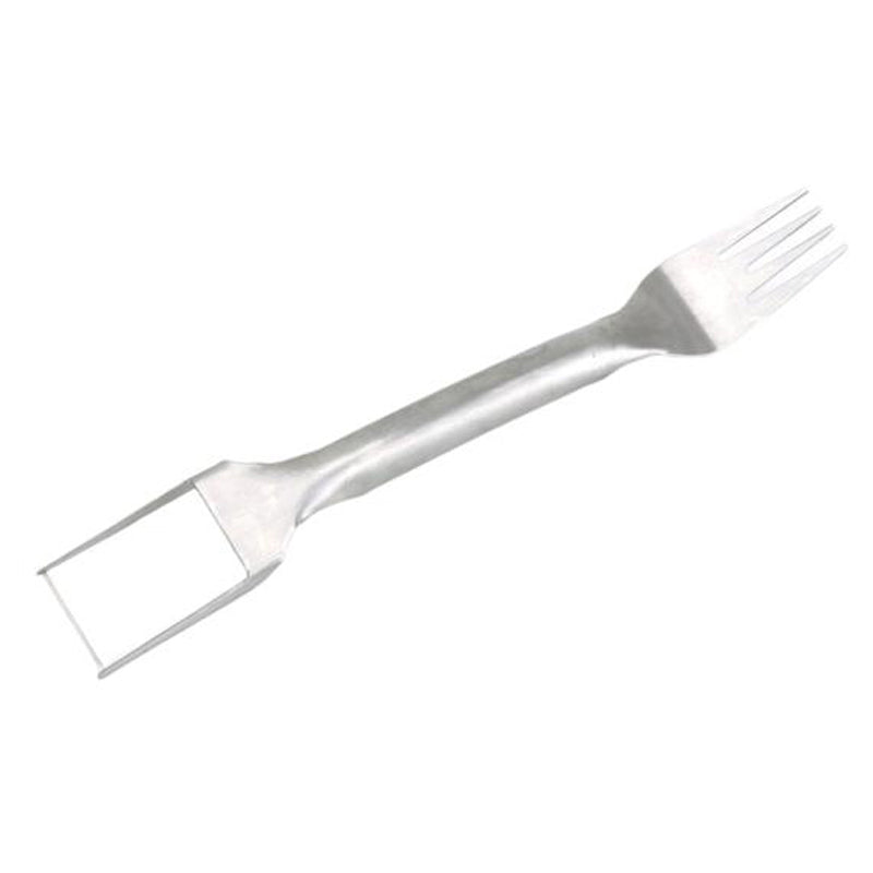 Stainless Steel 2 Headed Fruite Fork&Slicer - Gold