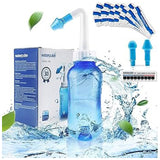 Nasal Wash Bottle With 30Pc Saline Sachets - White