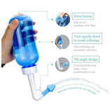 Nasal Wash Bottle With 30Pc Saline Sachets - White