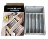 Kitchen Tableware Storage Box-Grey