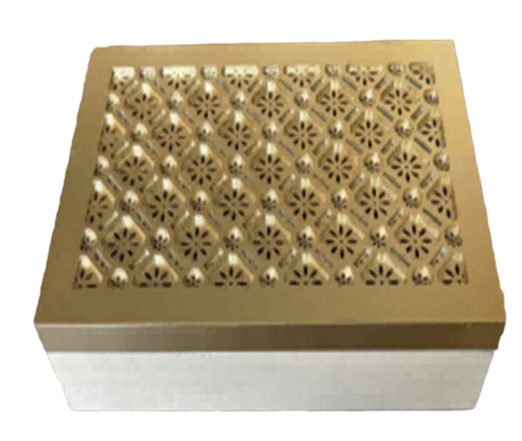 Rectangular Storage Box-Gold