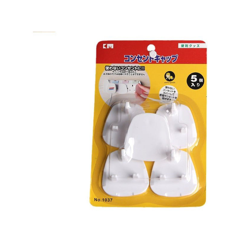 Safety Plug Lock 5Pc-White