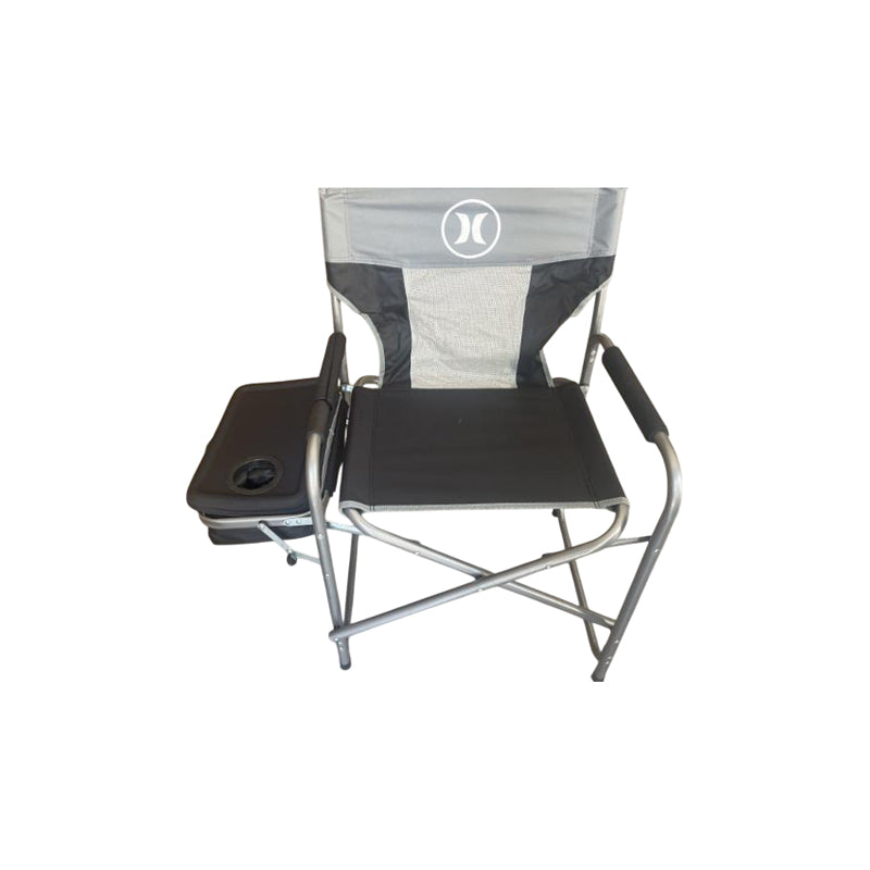 Chair With Side Table -Black