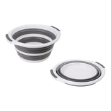 Collapsible Basin 12L 41.537.518.5 (Height After Folding 4Cm) 483G-Grey