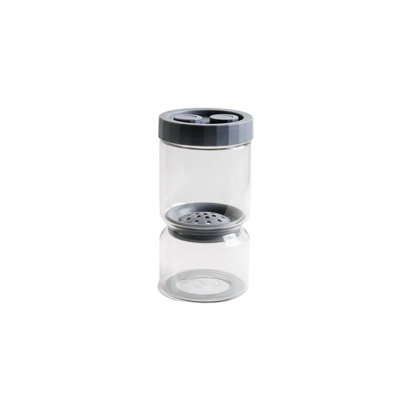Borosilicate Glass Pickle Jar ,440+890
1330Ml-Clear-Grey