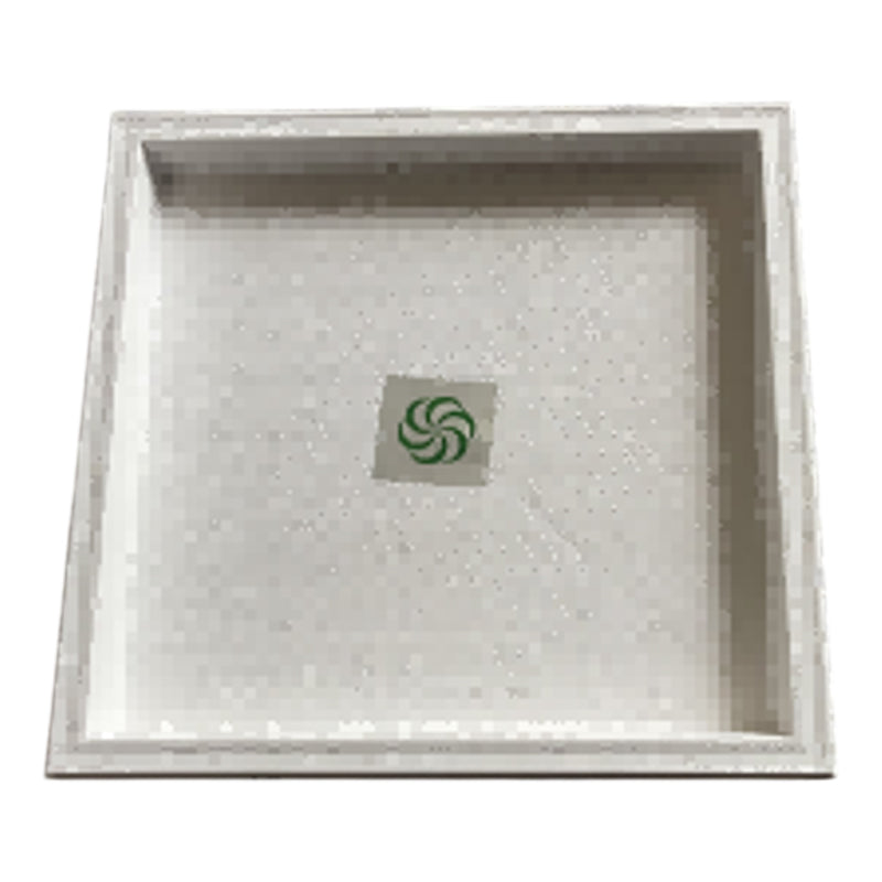Plastic Square Planter Caddy-33Cm-White