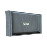 Plastic Rectangular Planter Caddy-Grey-52Cm-Grey
