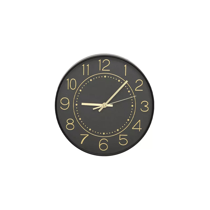 Round Wall Clock-24Cm-Gold