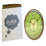 Round Wall Clock-Kivi Design-30Cm-Green