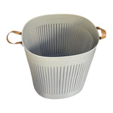 Plastic Laundry Basket-41X33X43Cm-Coffee
