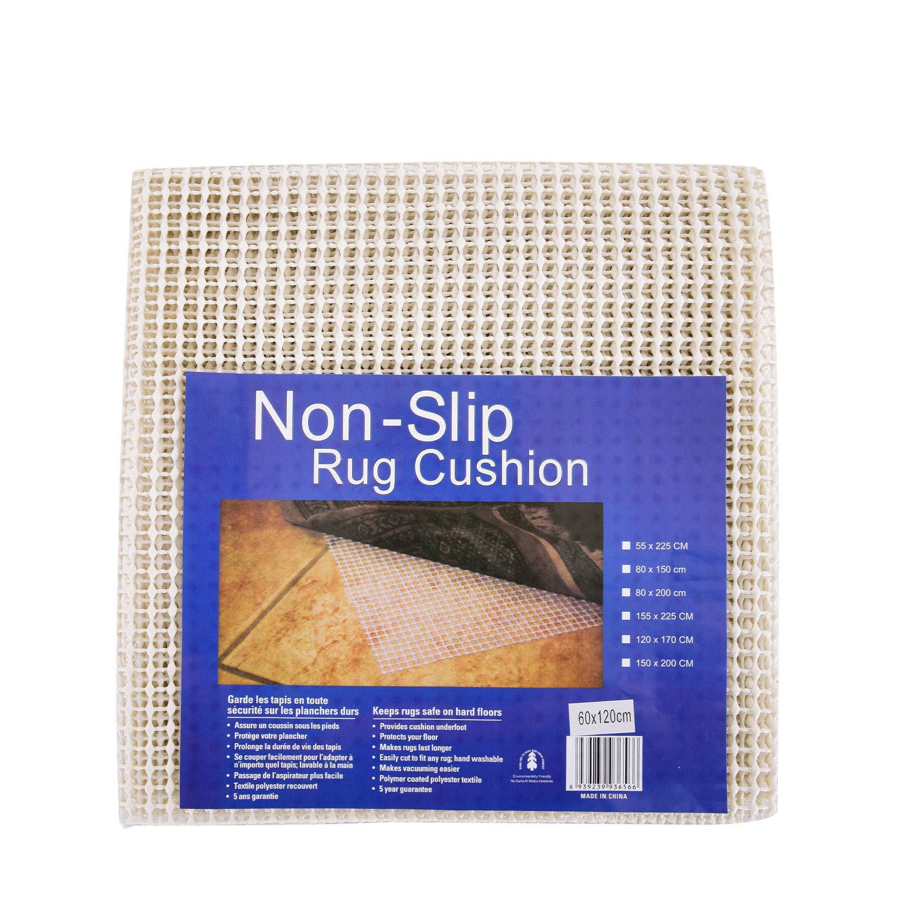 Anti-Slip Carpet Liner - White Color