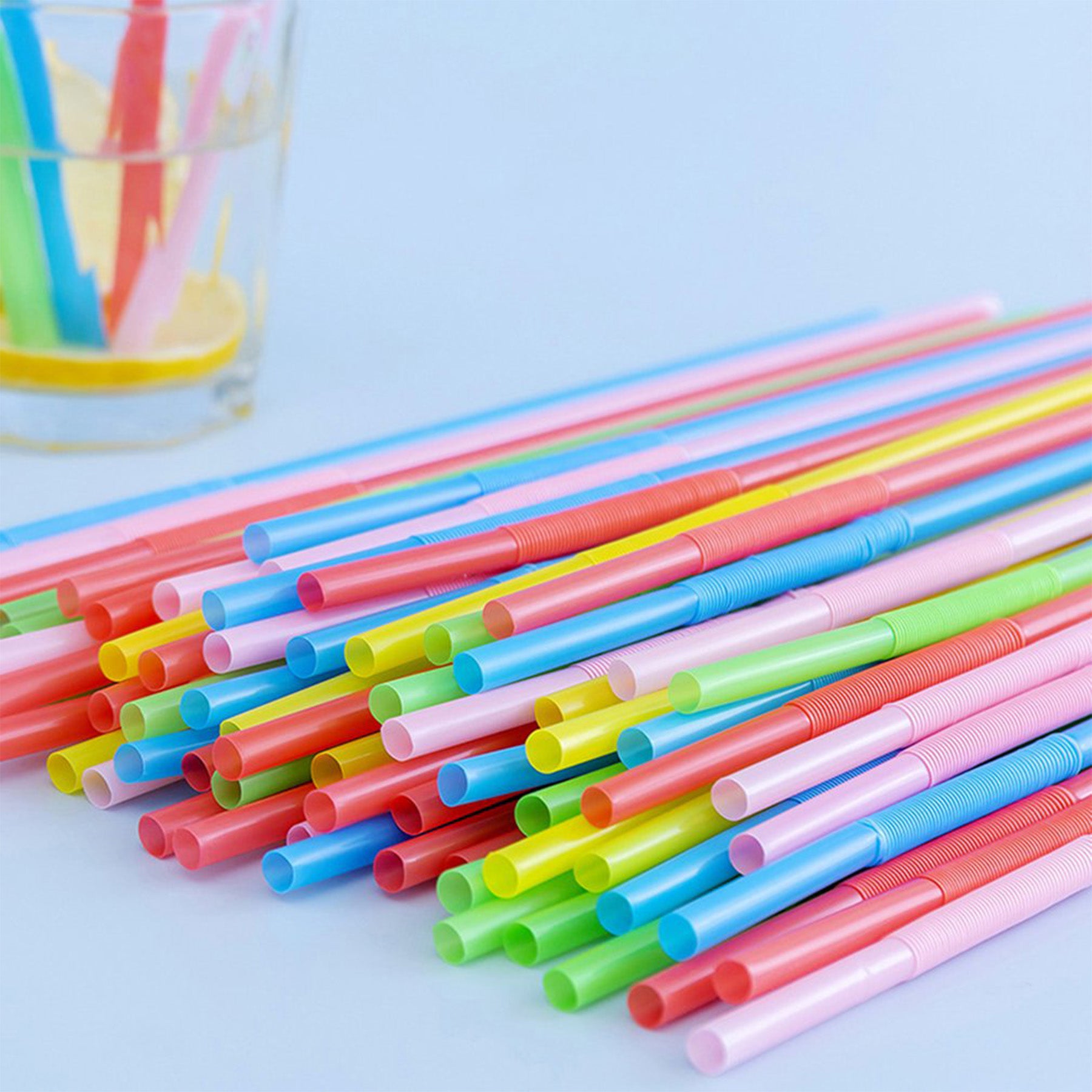 Drinking straws Set 100 Pcs