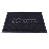 Square Welcome Mat - Black 60x90cm