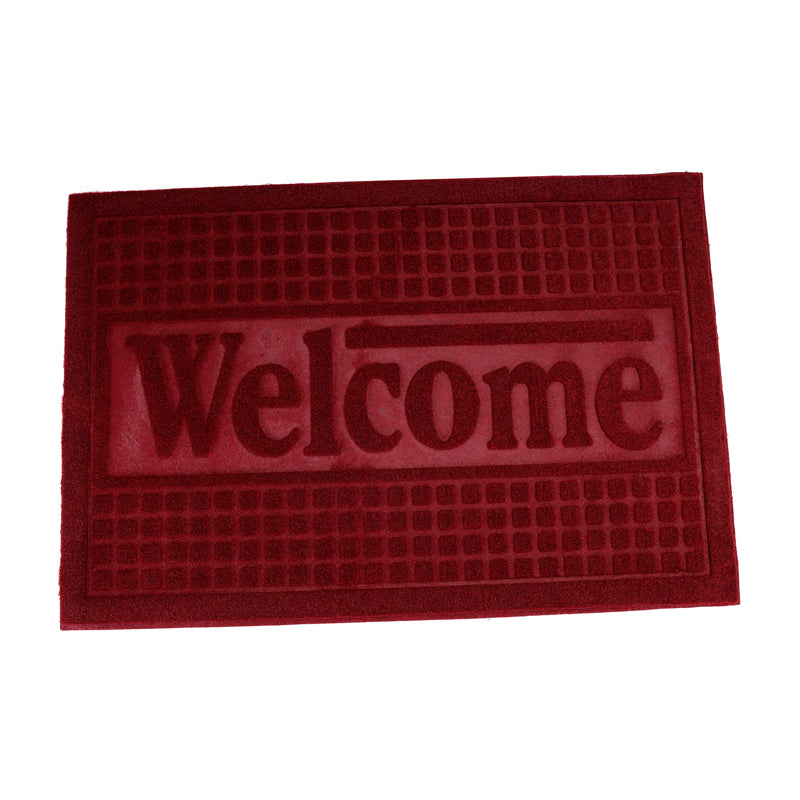 Royalford Welcome Mat Sqr 50X80Cm - Red