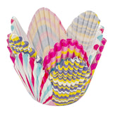 50 قطعة من أكواب الخبز الورقية