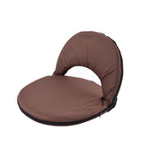 مقعد أرضي قابل للطي لون بني الحجم: 5سمx51x53x37.