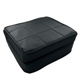 مقعد أرضي قابل للطي لون أسود قابلة للتعديل.