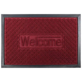 Royalford Welcome Mat Red 60X90Cm- Red
