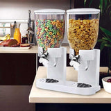 cereal dispenser double - White Color