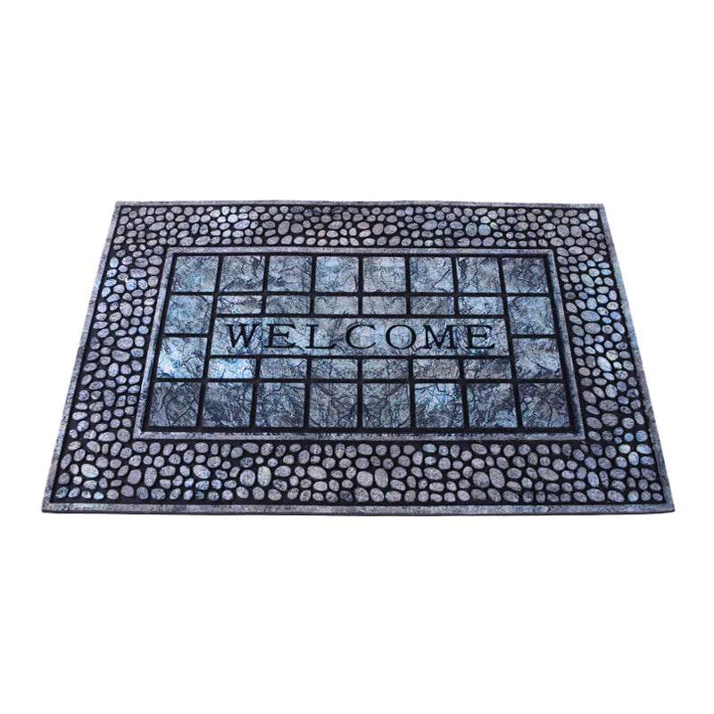 Floor Durable Mat With Card 58X88Cm - Grey