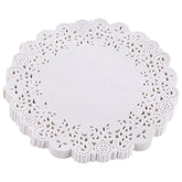 20 Pieces Paper Doilies Round Shape 14Cm-White