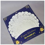 12Pc Paper Doilies Rnd Shape 29Cm