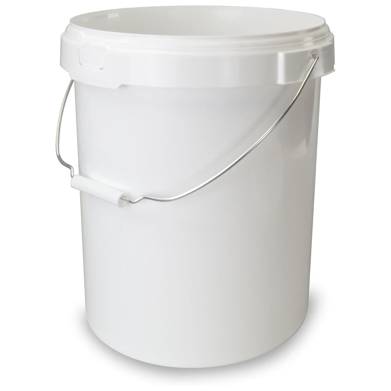 Bucket Metal Handle 19L - White