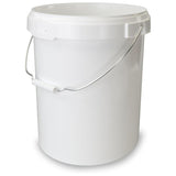 Bucket Metal Handle 19L - White