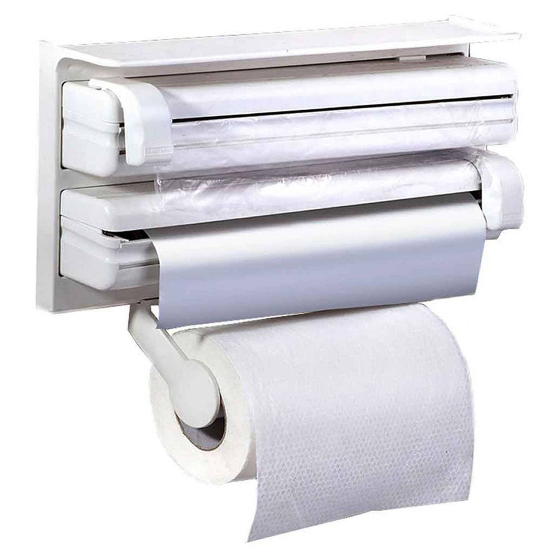 Triple paper dispenser - White