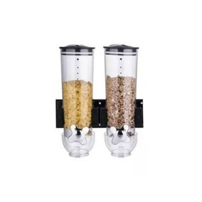 Double Cereal Dispenser - Black