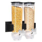 Double Cereal Dispenser - Silver