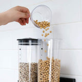Double Cereal Dispenser - Silver