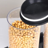Double Cereal Dispenser - Silver