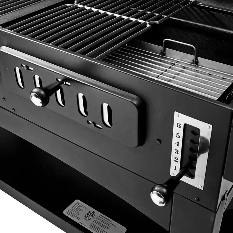 Gas & charcoal grill - Black Color
