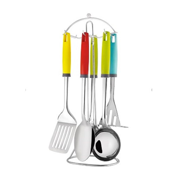 7 pcs nylon kitchen tools set - Multi Color