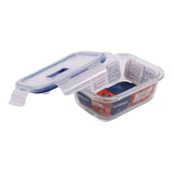 Rectangular Food Canister , Clear