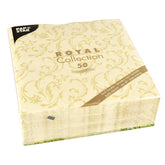 مناديل 50 قطعة - كريمي