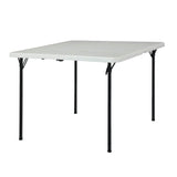 Folding top table - White