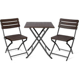 Folding Table With Wooden Design