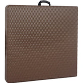 طاولة راتان قابلة للطي - بني