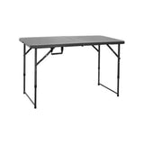 Vidaxl Folding Table Wooden Design 120X60X74Cm - Brown