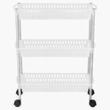 3-tier Plastic trolley